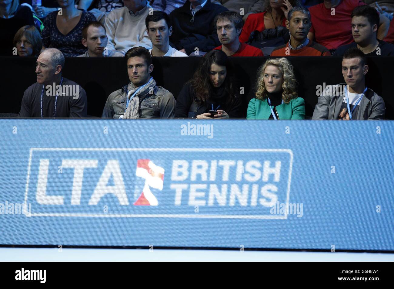 Tennis Barclays ATP World Tour Finals Day Four O2 Arena Stock