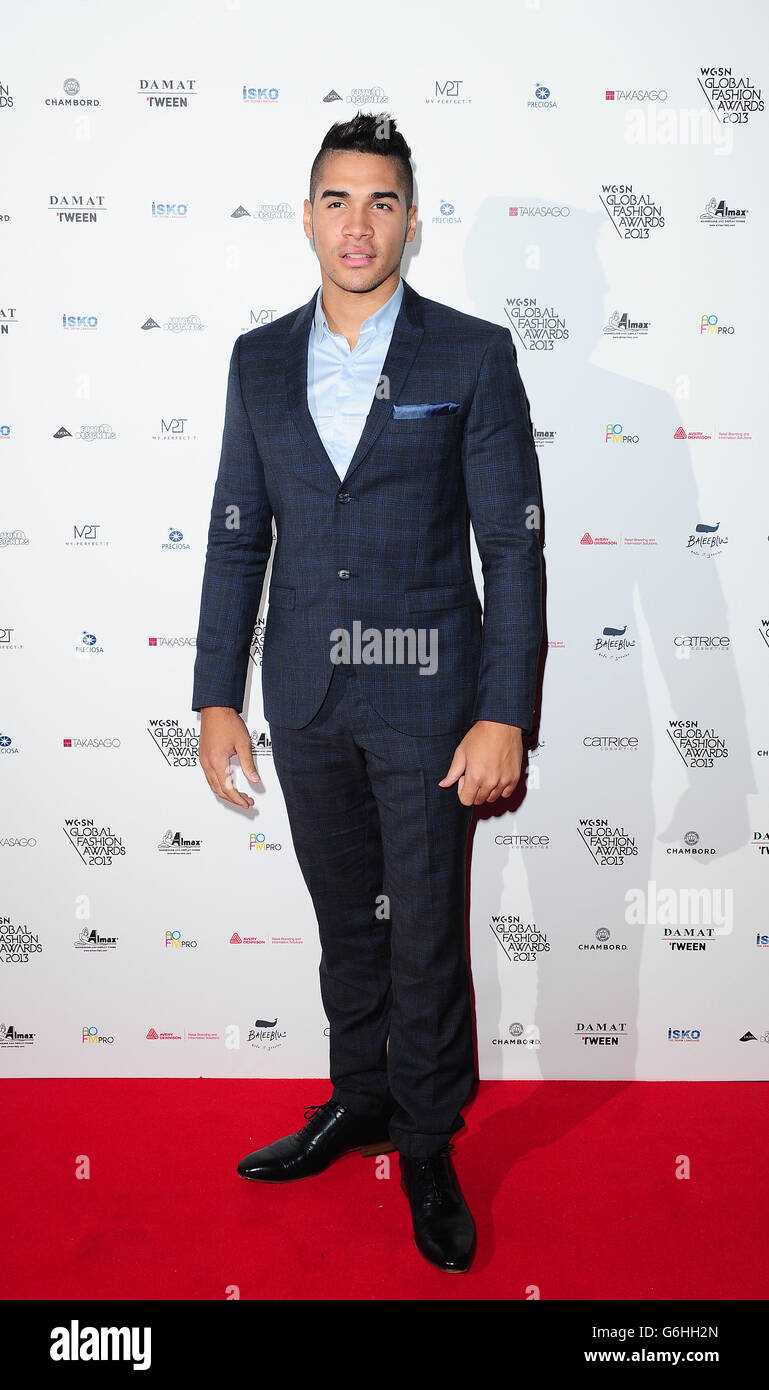 Louis Smith arriving at the WGSN Global Fashion Awards at the V&A ...