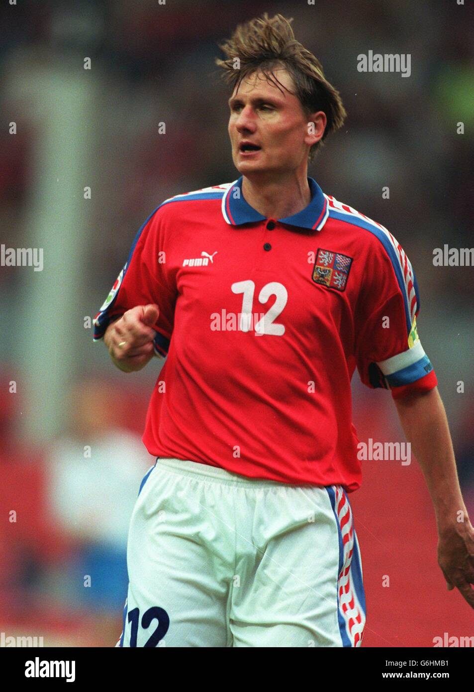 Soccer euro 96 czech republic hi-res stock photography and