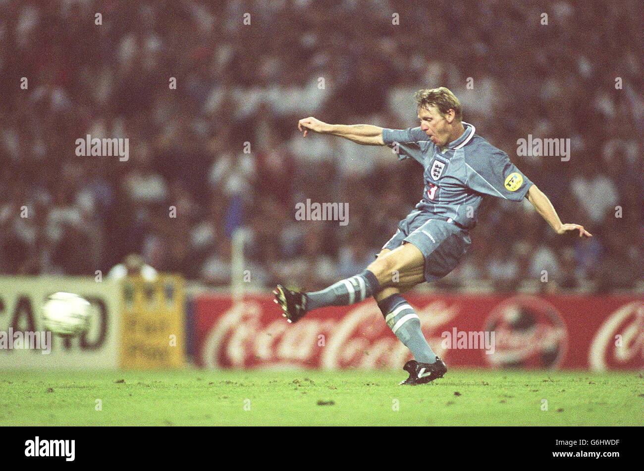 European Championship Soccer-Euro 96 - England v Germany Stock Photo ...