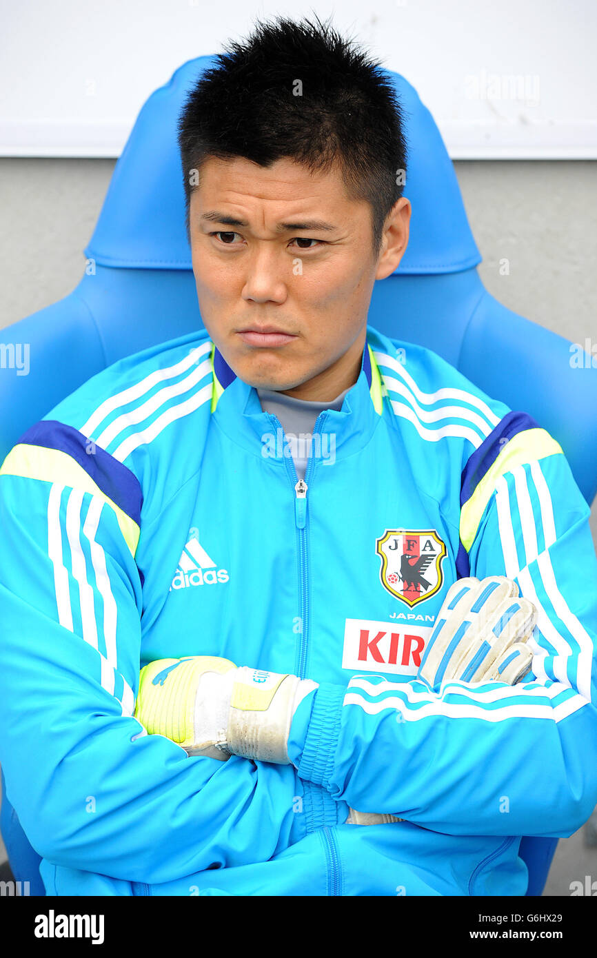 Soccer - International Friendly - Japan v Netherlands - Cristal Arena. Goalkeeper Eiji Kawashima, Japan. Stock Photo