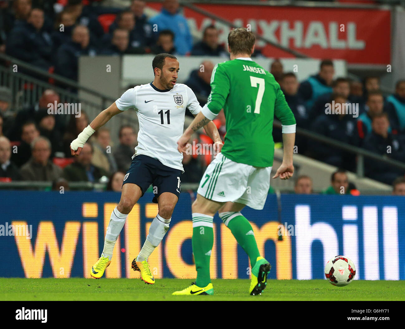Soccer - International Friendly - England v Germany - Wembley Stadium Stock Photo