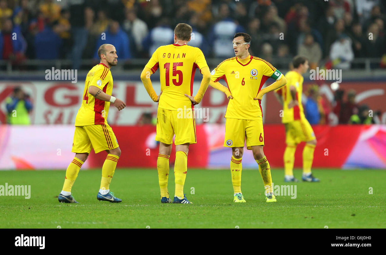 Soccer - FIFA World Cup Qualifying - Play off - Second Leg - Romania v Greece - National Arena Stock Photo