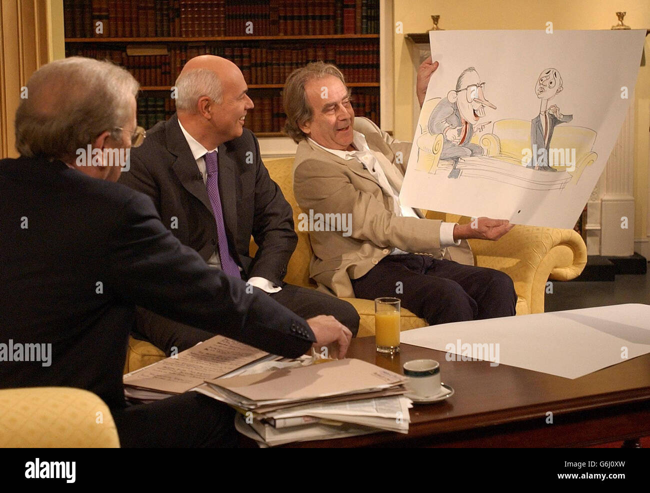 Iain Duncan Smith Breakfast With Frost Stock Photo Alamy