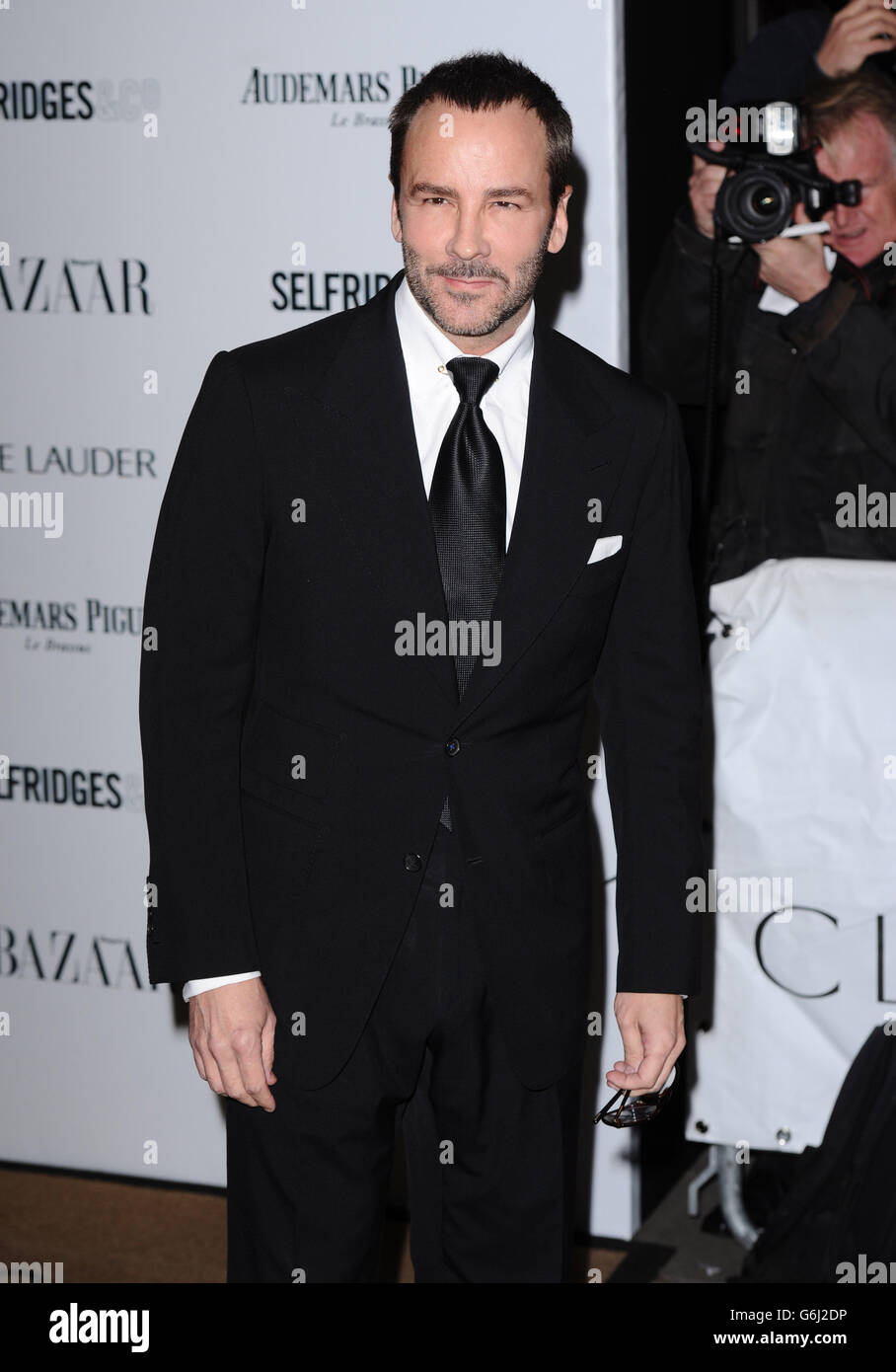 Tom Ford arriving at Harper's Bazaar Women of the Year Awards at Claridge's Hotel, London. Stock Photo