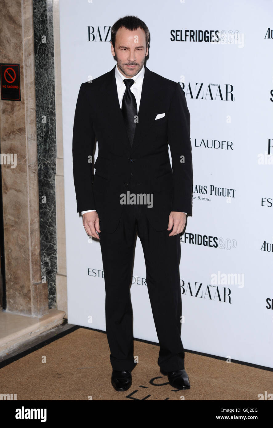 Tom Ford arriving at Harper's Bazaar Women of the Year Awards at Claridge's Hotel, London. Stock Photo