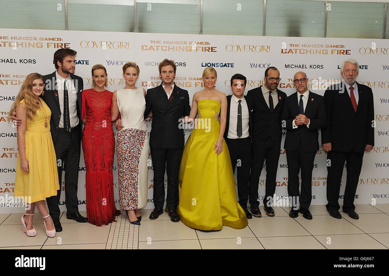 &ldquo;The Hunger Games: Catching Fire&rdquo; Premiere - London Stock Photo - Alamy