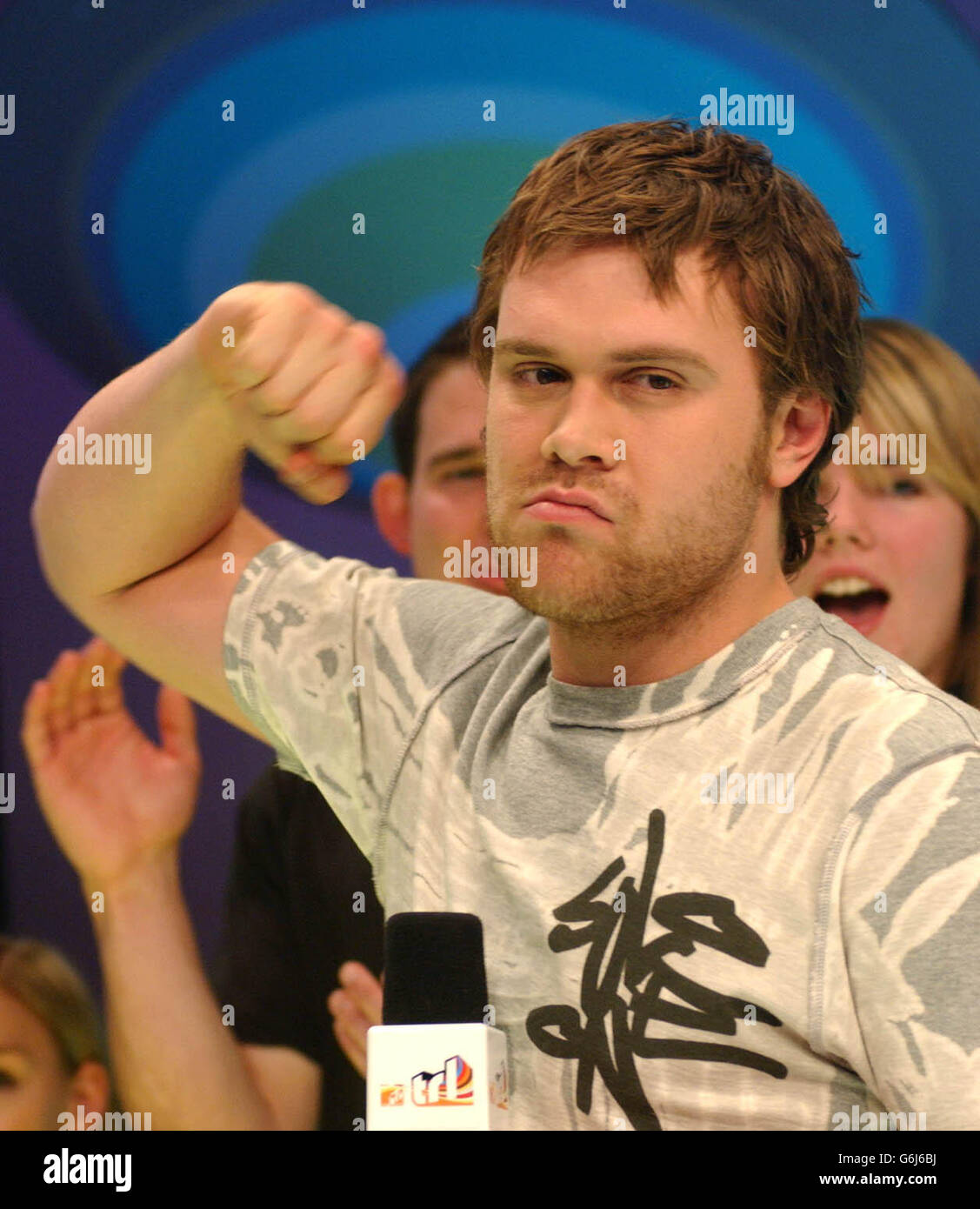 Daniel Bedingfield during his appearance on MTV's TRL UK, at the MTV