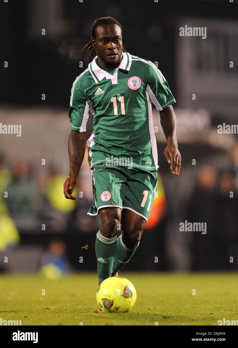 Soccer - International Friendly - Italy v Nigeria - Craven Cottage. Nigeria's Victor Moses. Stock Photo