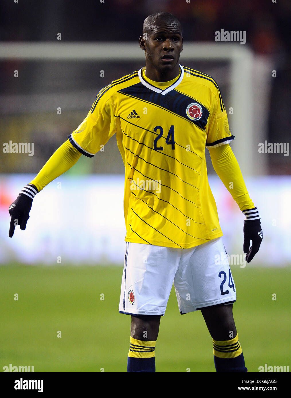 Soccer - International Friendly - Belgium v Colombia - King Baudouin Stadium. Segundo Ibarbo, Colombia Stock Photo