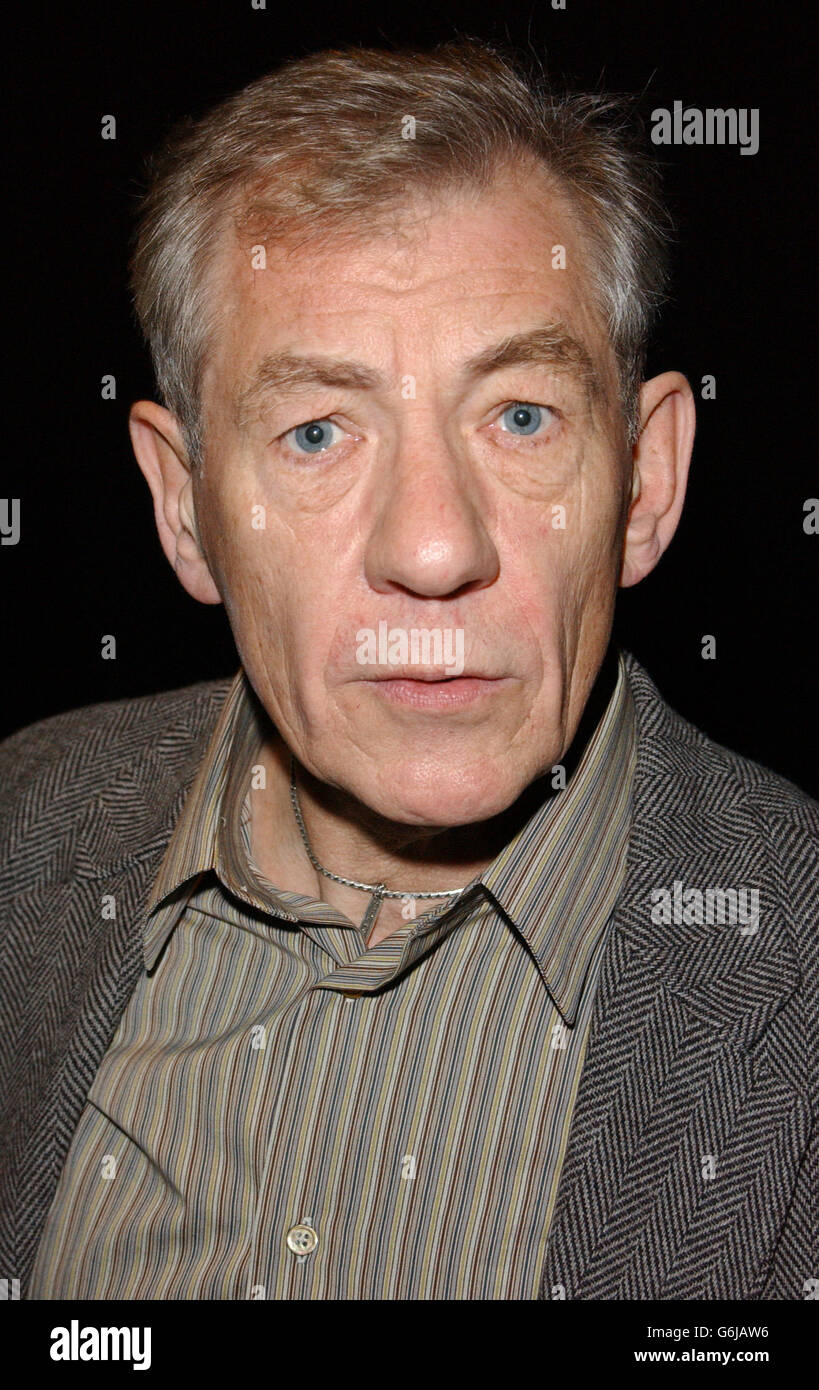 Actor Sir Ian McKellen arrives for The British Independent Film Awards at the Hammersmith Palais, west London. The BIFA's are in their sixth year and are dedicated to raising the profile of the independent film industry. Stock Photo