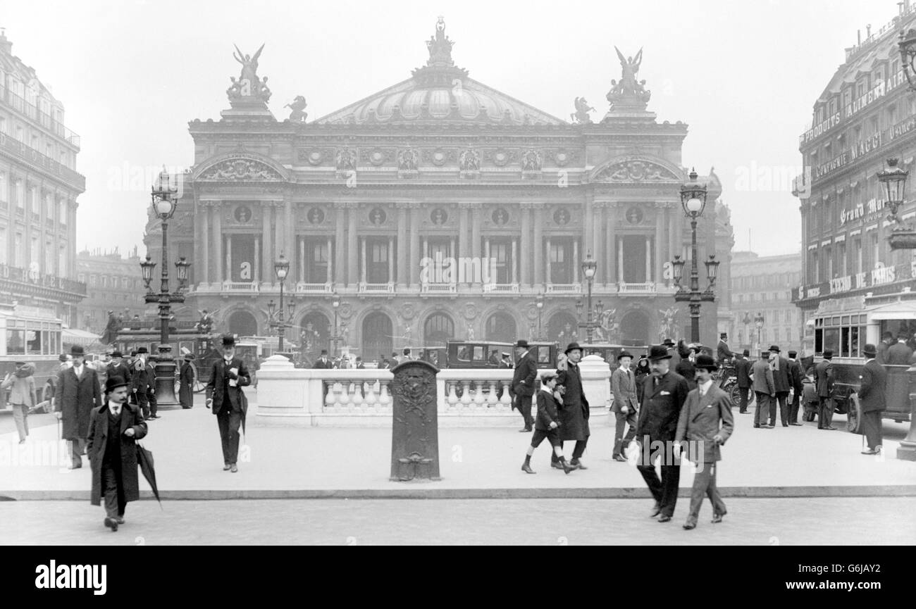 Paris, Opera House. 1912. Paris, Opera House. 1912. Stock Photo