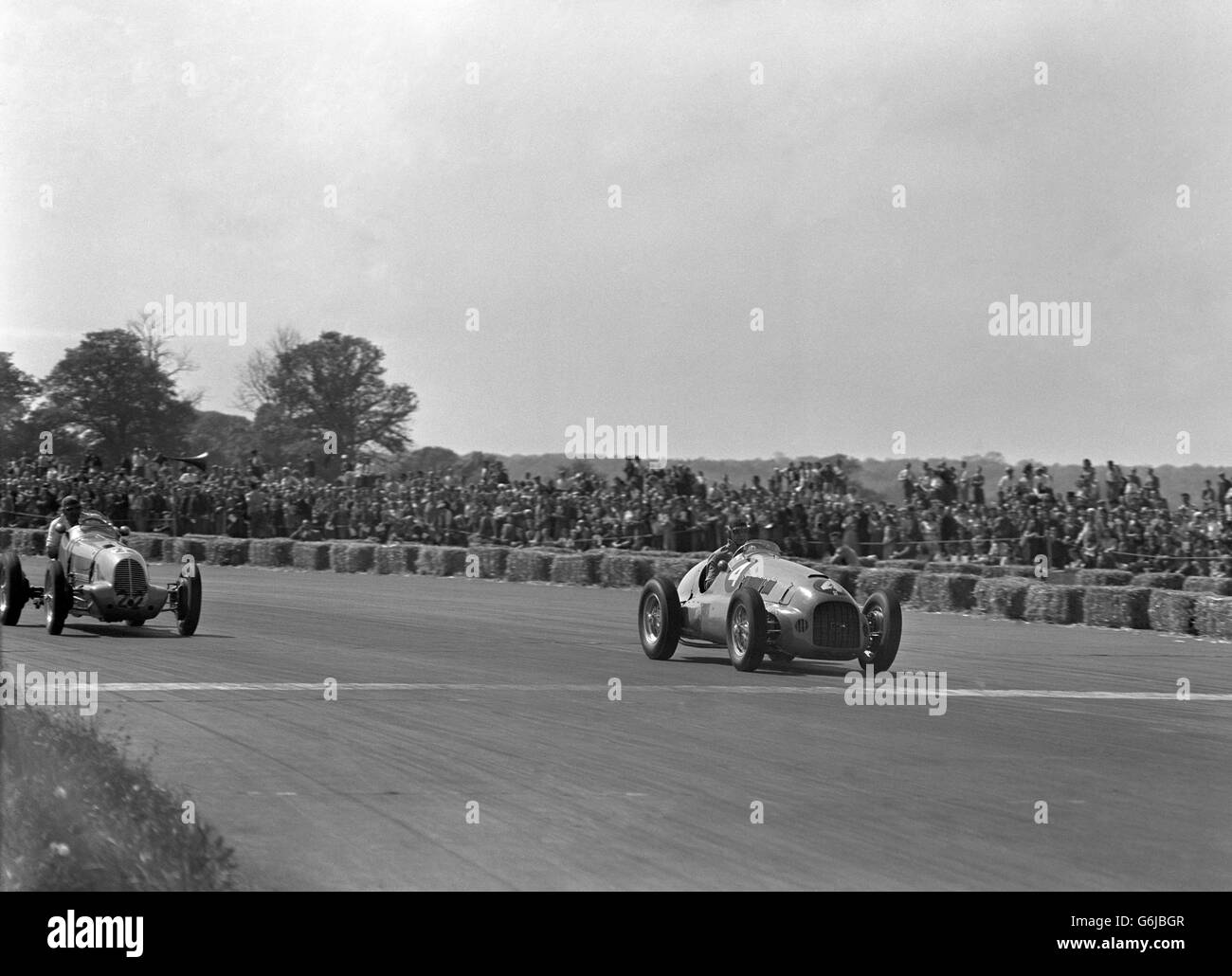 Formula One Motor Racing 1949 British Grand Prix Silverstone Stock