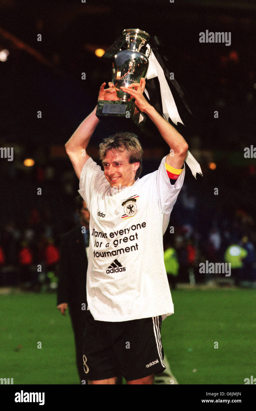 Soccer-Euro 96 Final- Czech Republic v Germany at Wembley. Jurgen