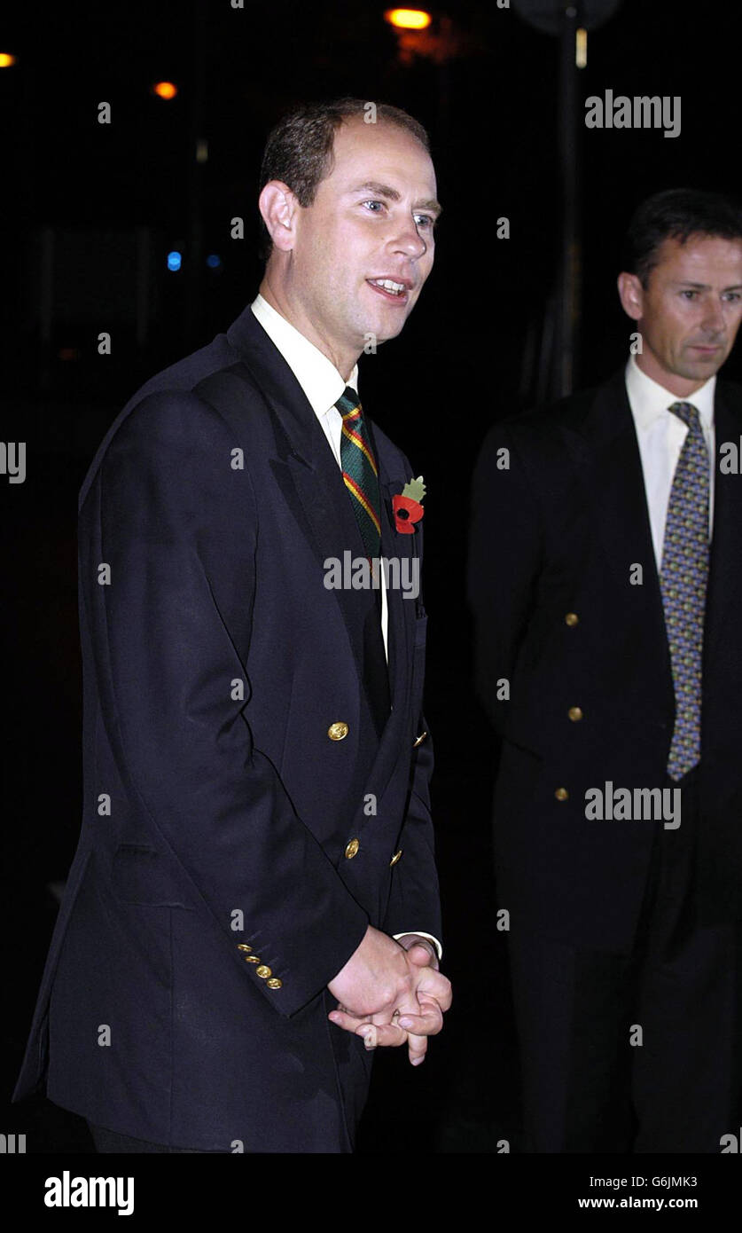 Prince Edward a father Stock Photo Alamy
