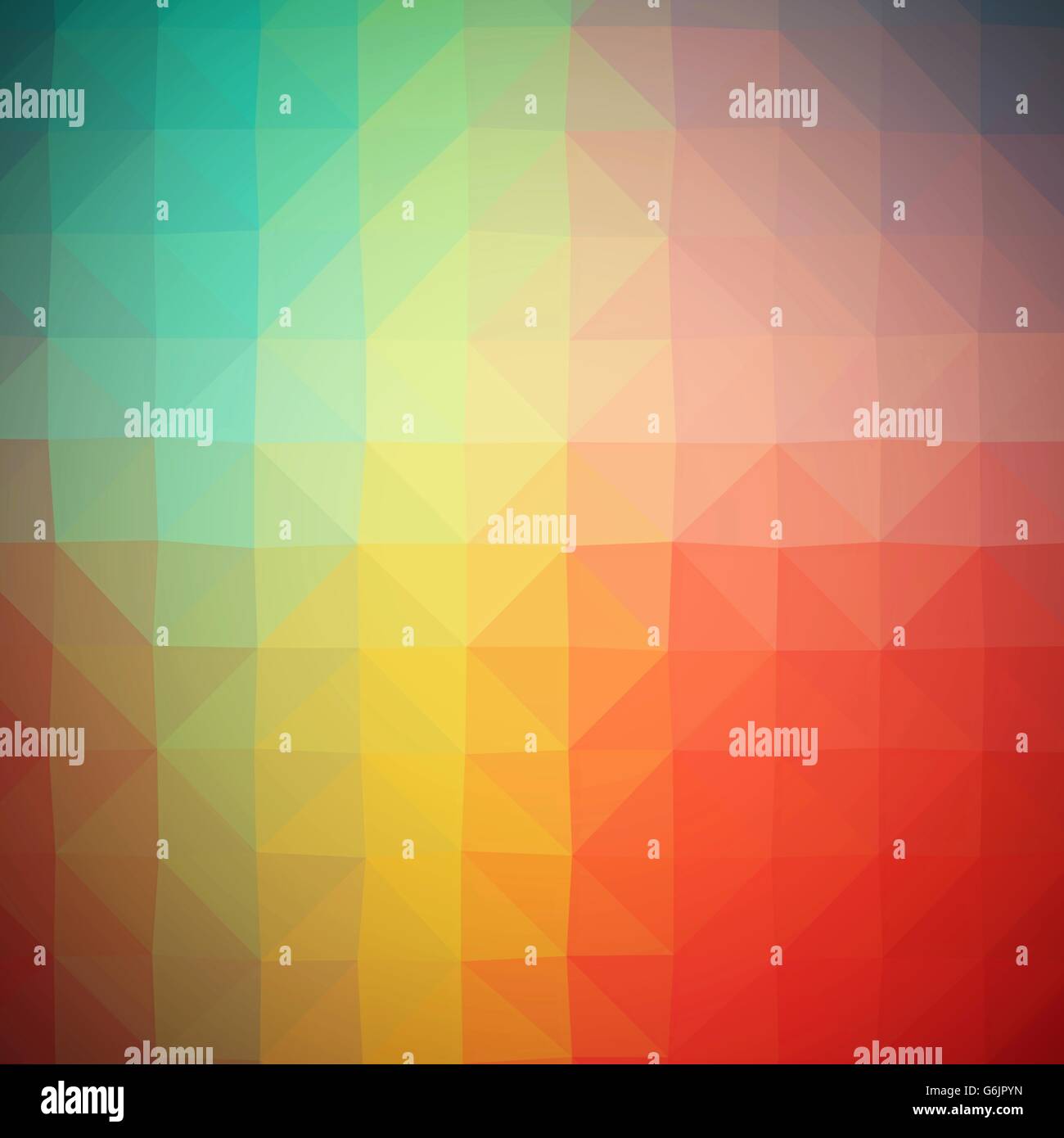 Geometric tile mosaic with color triangles. Abstract polygonal pattern ...