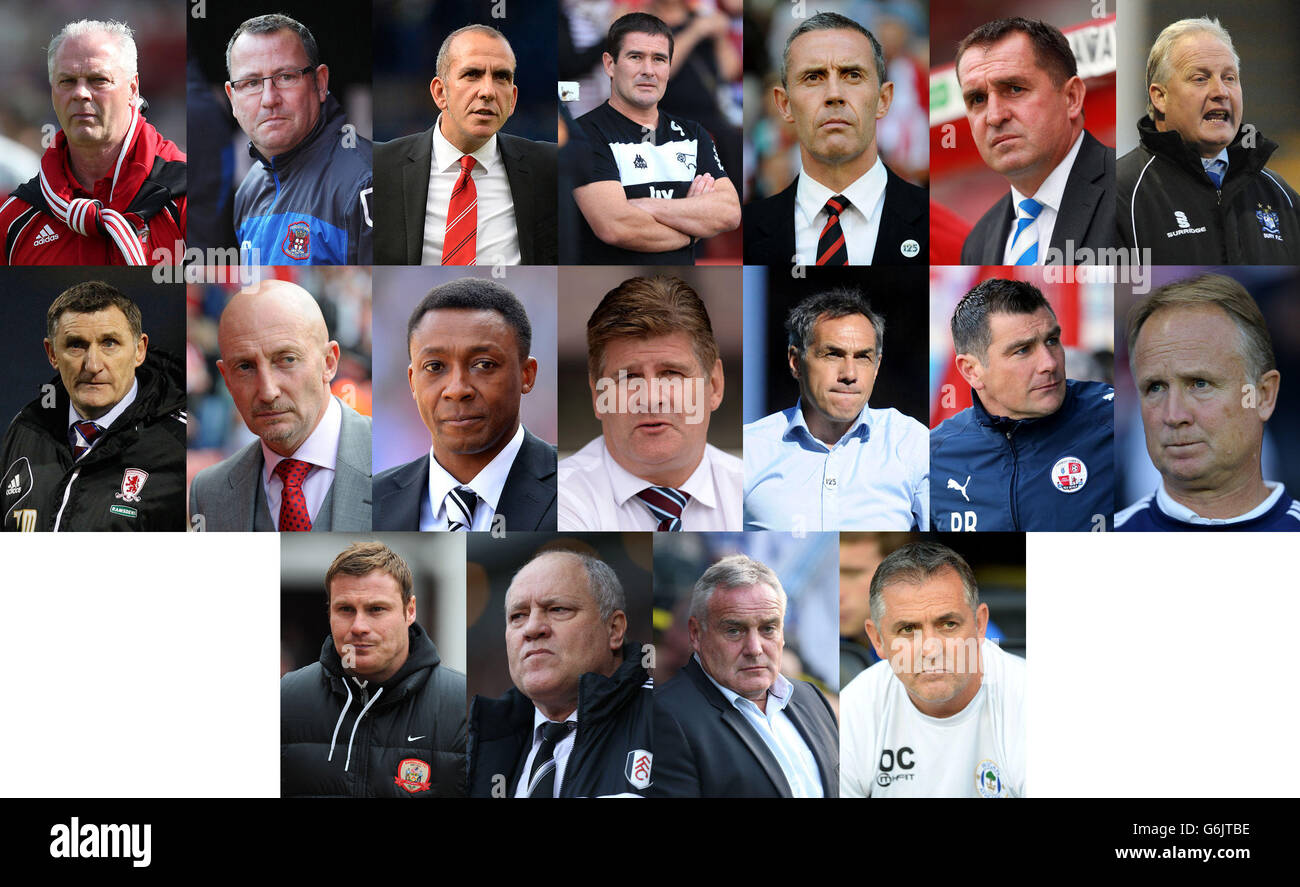 Soccer - 2013-14 Football Season Managerial Departures Stock Photo