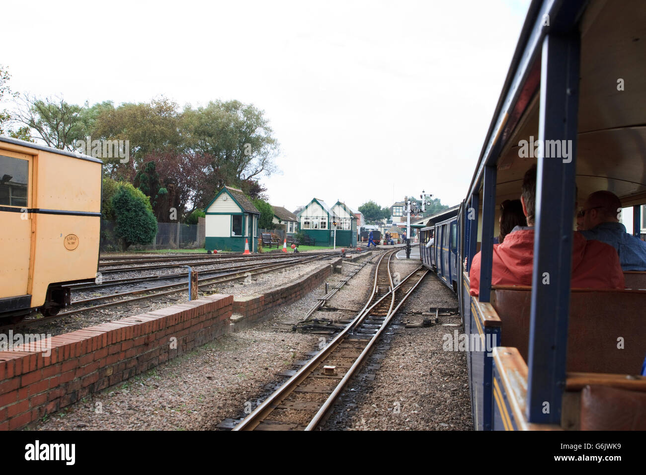 Approaching New Romney Station on the Romney, Hythe and Dymchurch