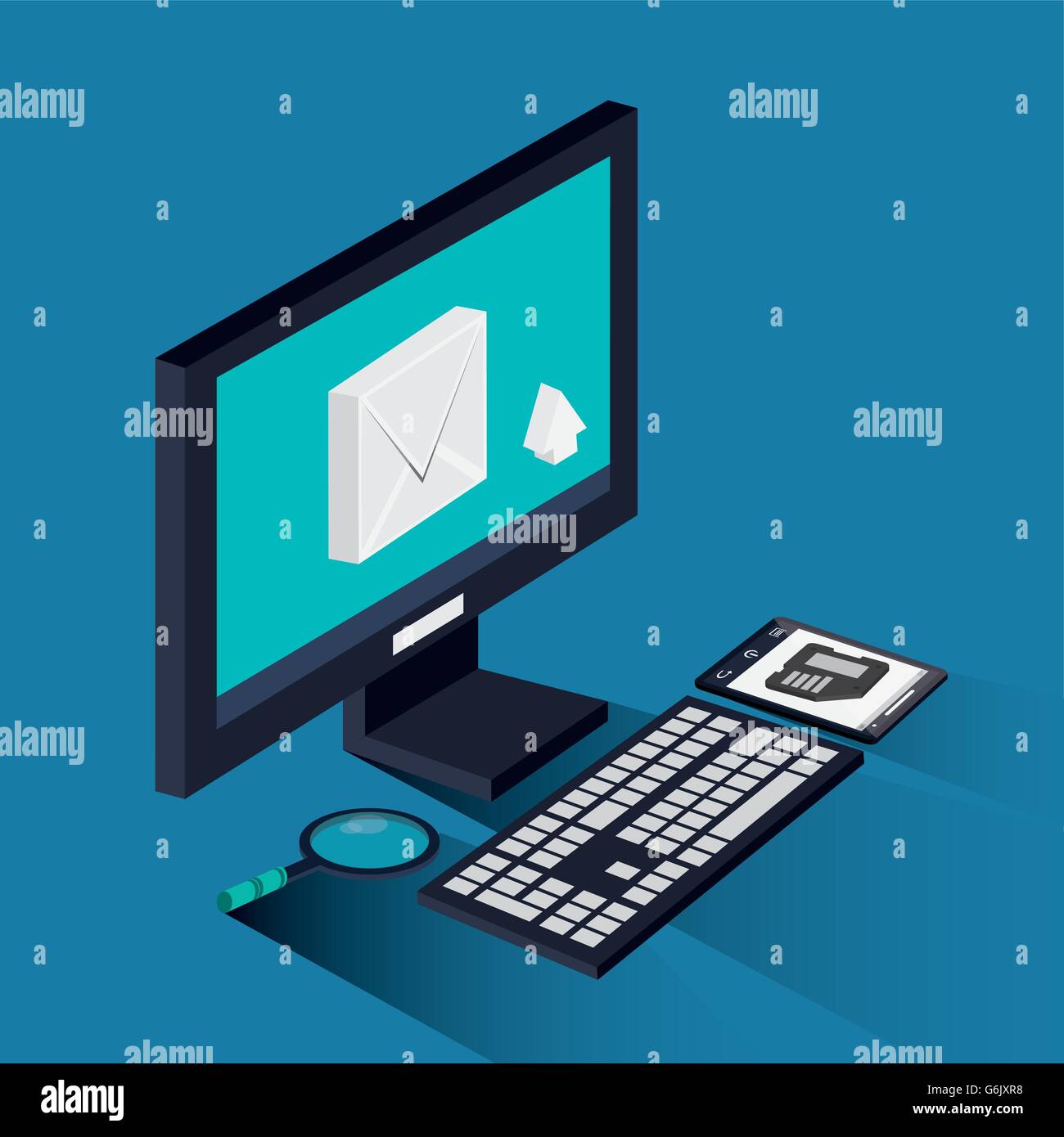 Isometric Technology design Stock Vector Image & Art - Alamy