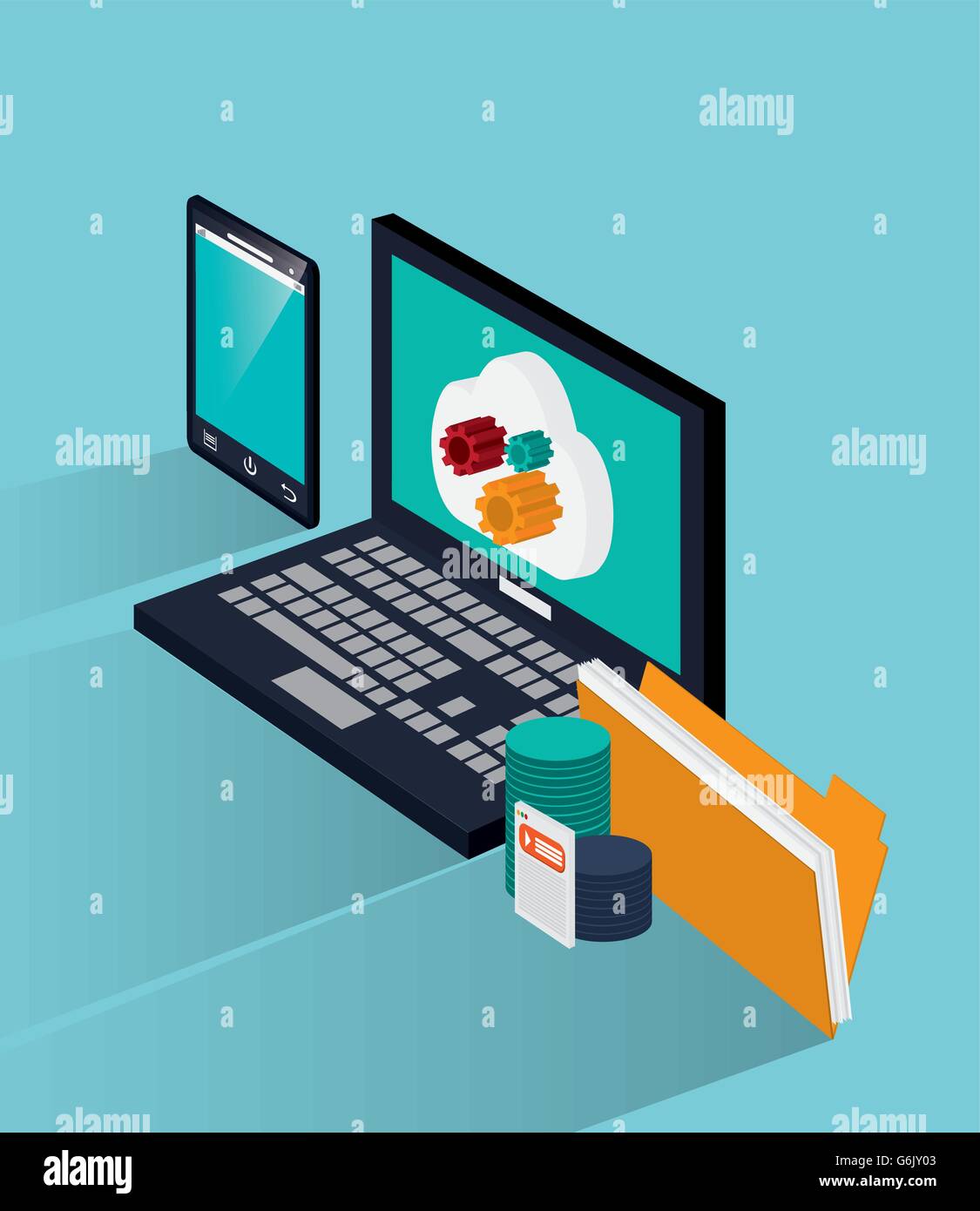 Isometric Technology design Stock Vector Image & Art - Alamy