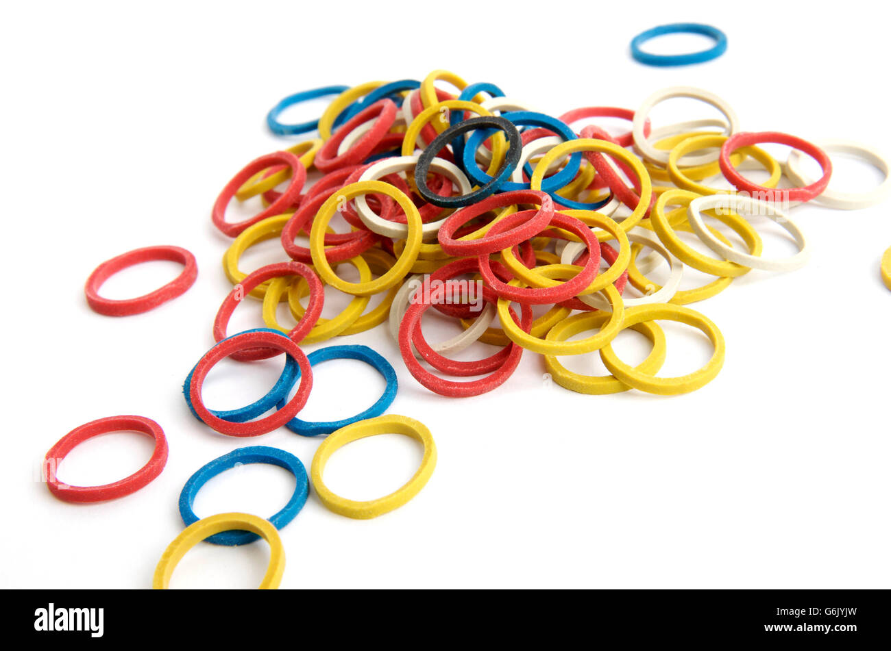 Colorful Small Rubber Bands Stock Photo - Download Image Now - 2015,  Circle, Curve - iStock