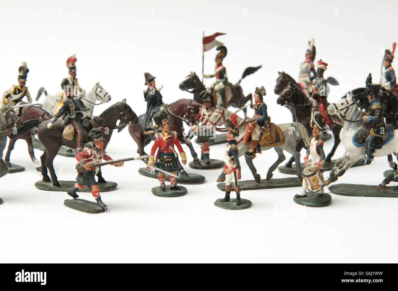 Tin soldiers, Second Empire Stock Photo