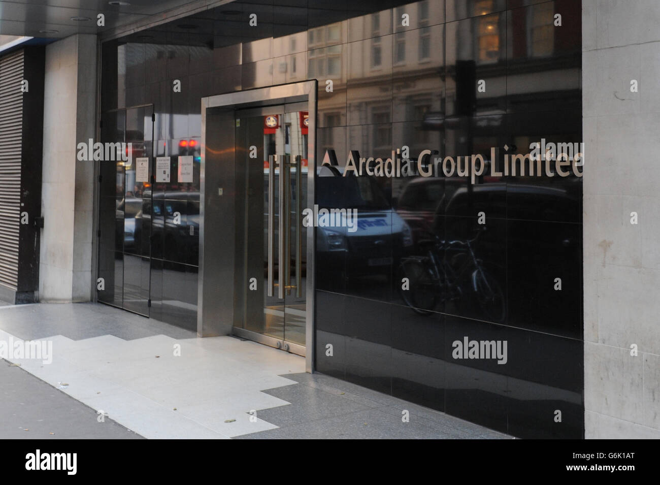 Arcadia Group head office at Berners Street, London. PRESS ASSOCIATION