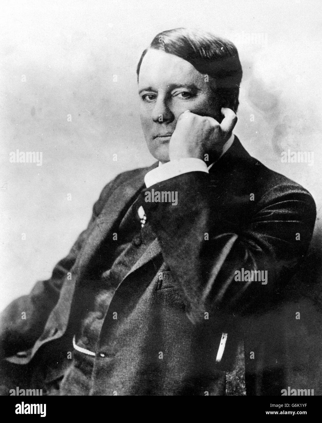 Lord Northcliffe. A portrait of Lord Northcliffe taken in 1909. Stock Photo