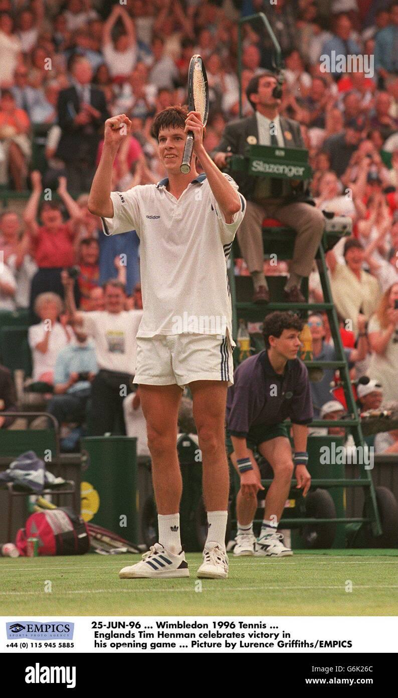 Tennis Wimbledon 1996 Stock Photo Alamy