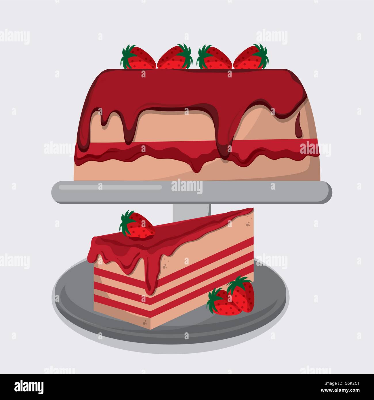 Cake icon design Stock Vector Image & Art - Alamy