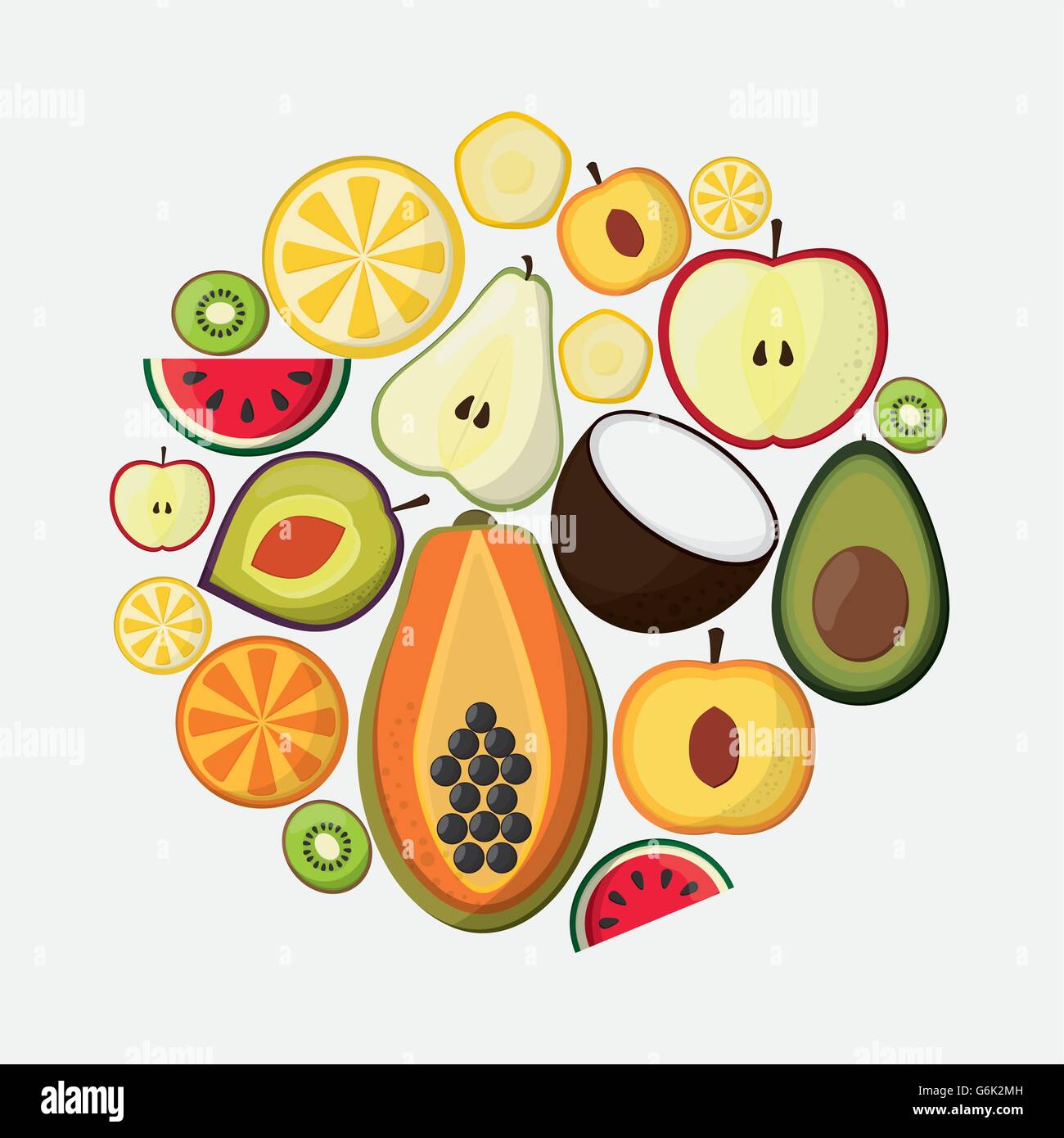Fruit icon design Stock Vector Image & Art - Alamy
