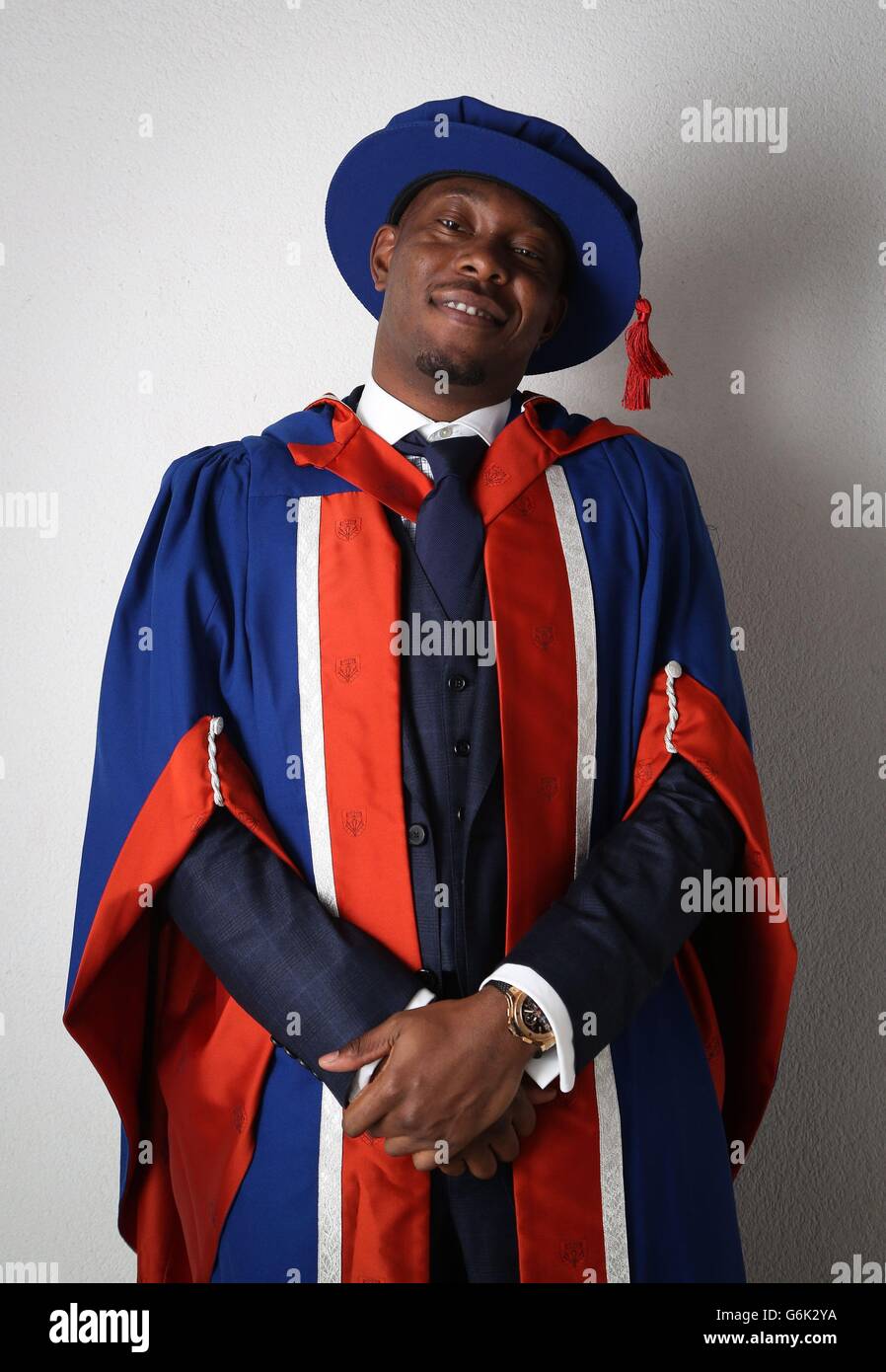 Dizzee rascal receives honorary doctorate hi-res stock photography and ...