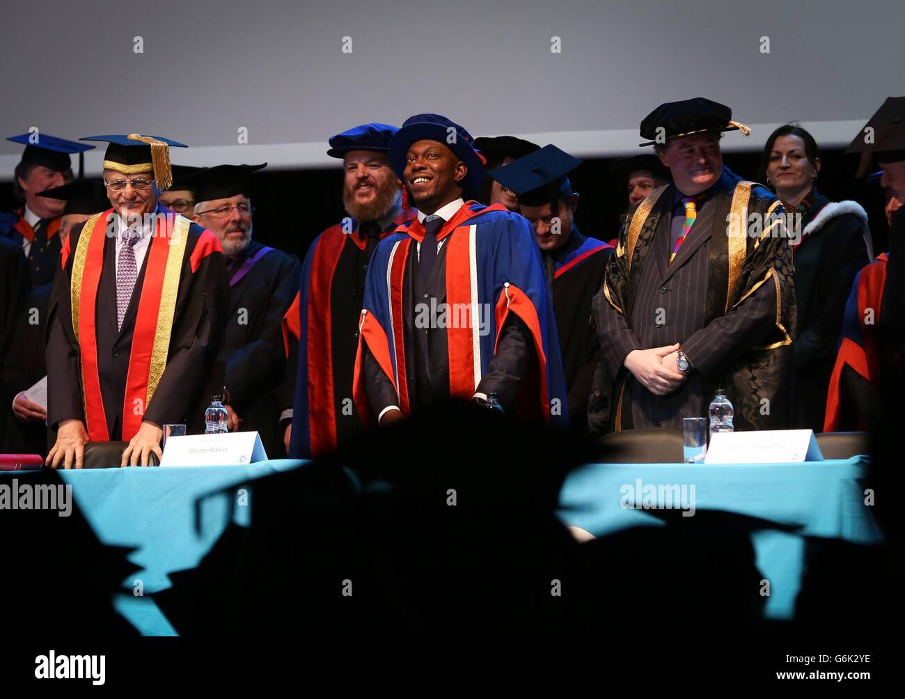 Dizzee rascal receives honorary doctorate hi-res stock photography and ...