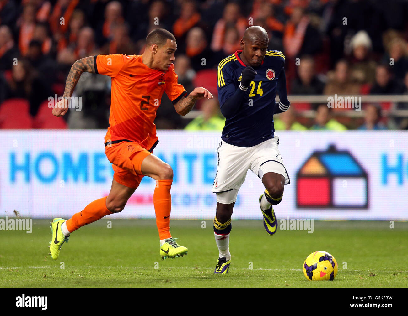 Soccer - International Friendly - Netherlands v Colombia - Amsterdam Arena Stock Photo