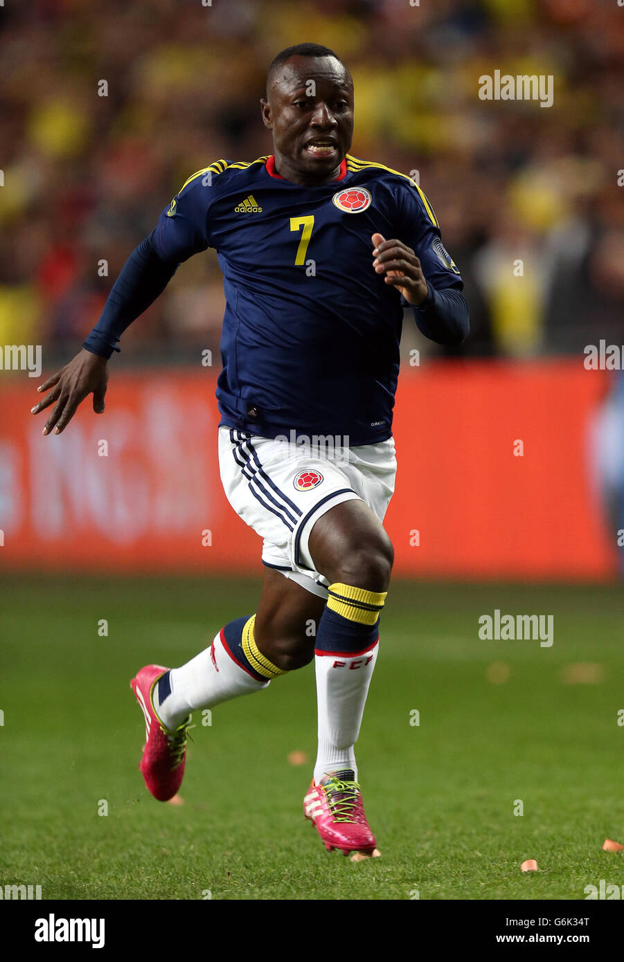 Soccer - International Friendly - Netherlands v Colombia - Amsterdam Arena. Pablo Armero, Colombia Stock Photo