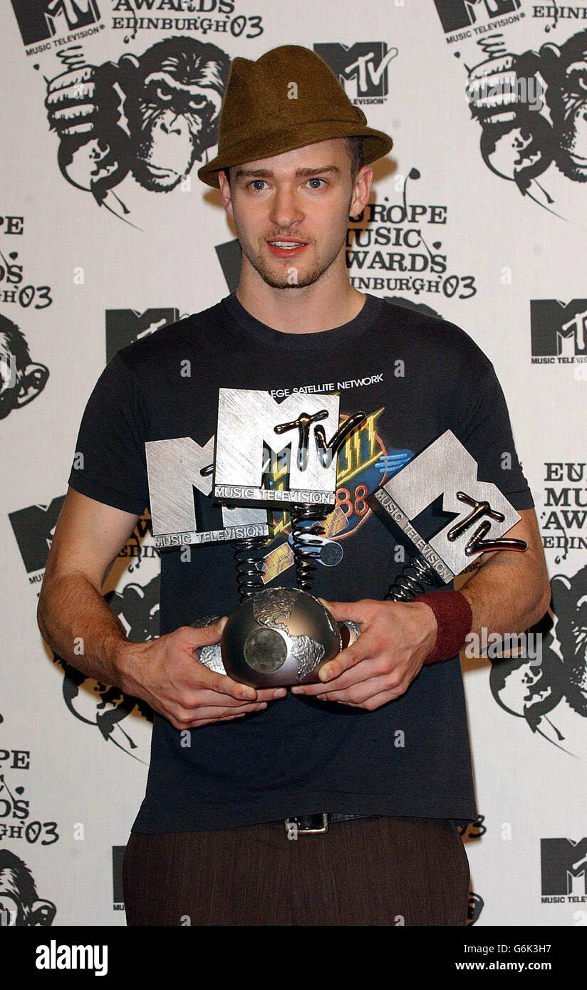 The MTV Europe Music Awards 2003 Stock Photo Alamy