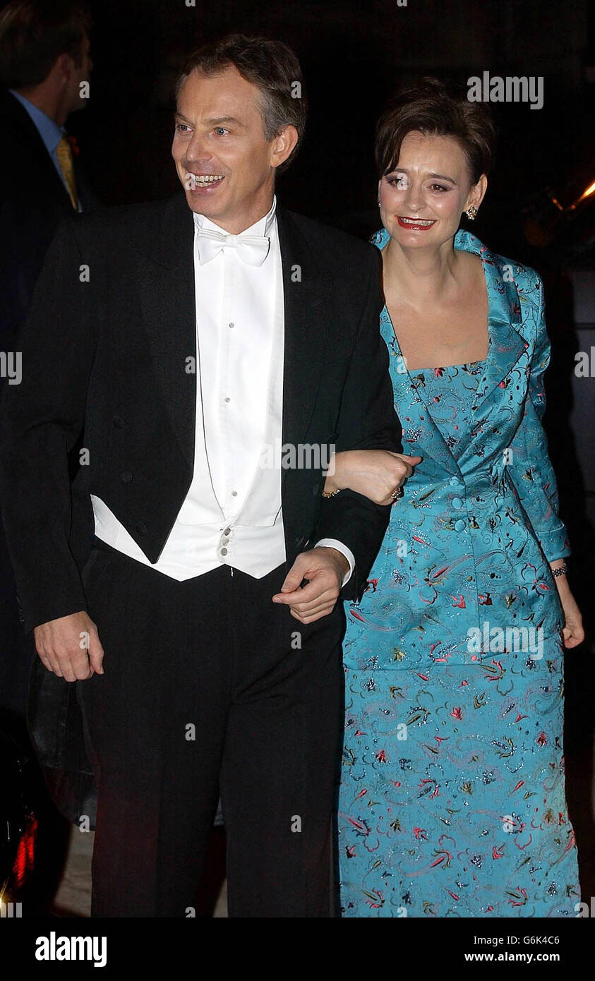 Tony Blair Lord Mayor's Banquet Stock Photo - Alamy