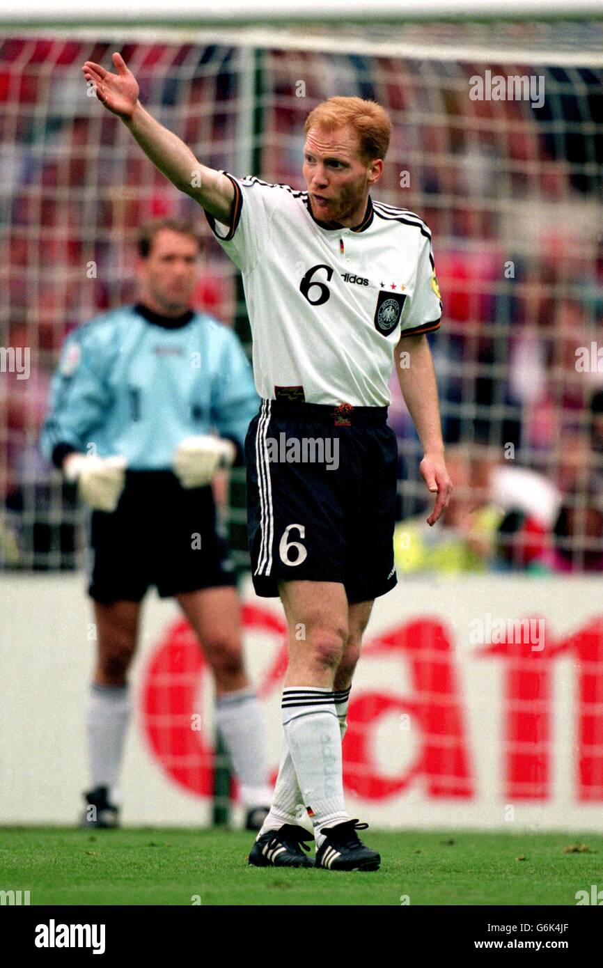 SOCCER - Euro 96 Final - Germany v Czech Republic Stock Photo - Alamy