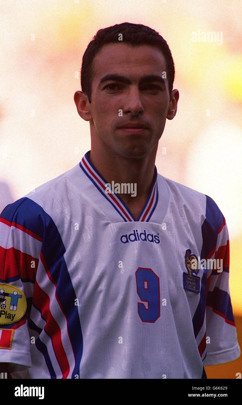 Soccer. Euro 96. France v Spain Stock Photo - Alamy