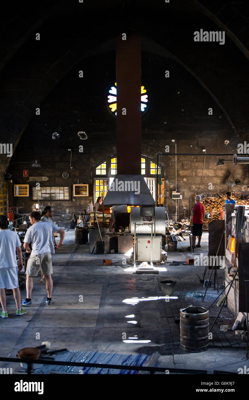 Spain, Mallorca, Glass factory Stock Photo Alamy