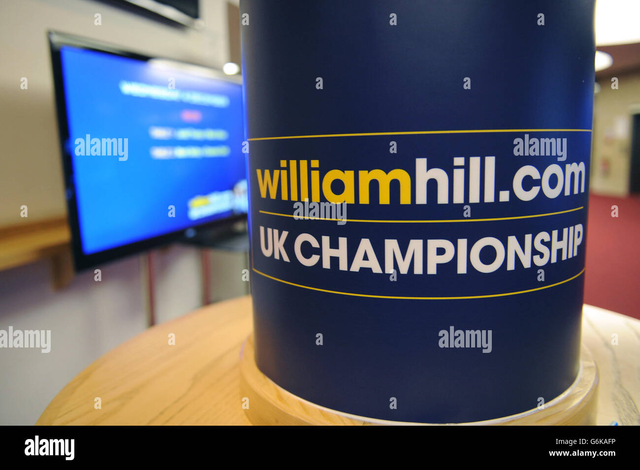 Atmosphere at The Barbican Centre during day nine of the williamhill.com UK Championships at The Barbican Centre, York. Stock Photo