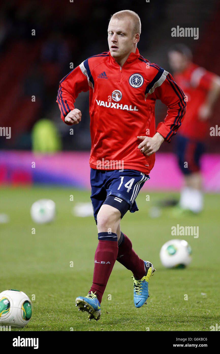 Soccer - International Friendly - Scotland v USA - Hampden Park. Steven Naismith, Scotland Stock Photo