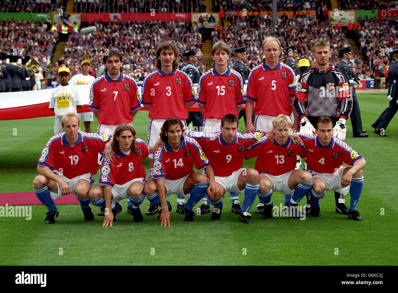 Soccer Euro 96 Final Germany v Czech Republic Stock Photo Alamy
