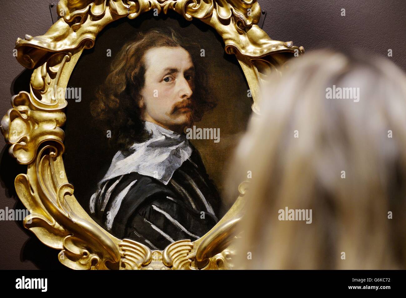 Sir Anthony Van Dyck portrait. 12.5 million to secure the painting for the nation. Stock Photo