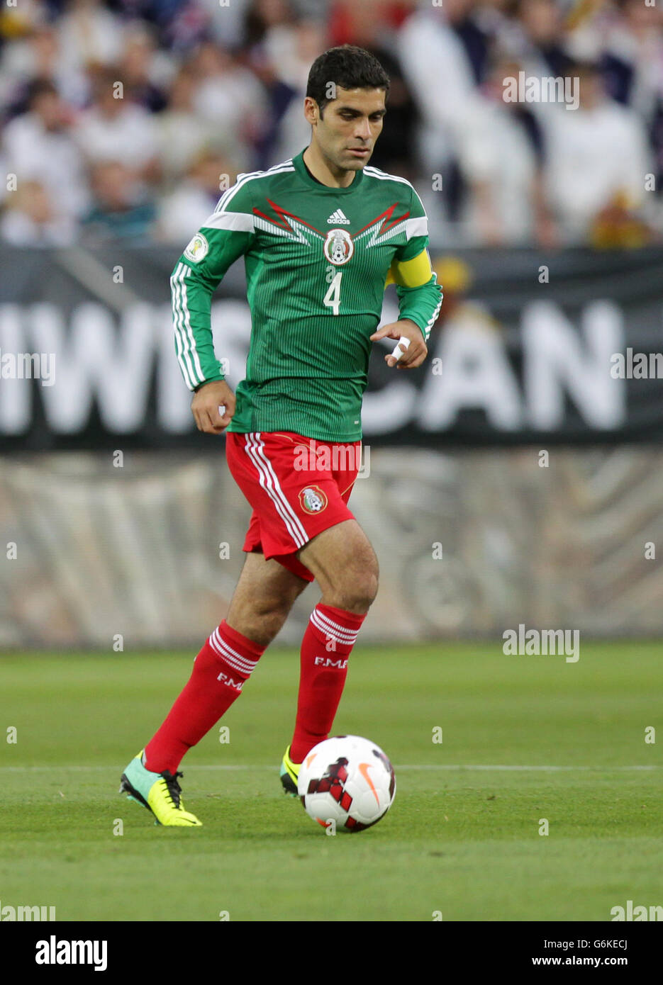 Soccer - FIFA World Cup Qualifying - Play off - Second Leg - New Zealand v Mexico - Westpac Stadium. Mexico's Rafael Marquez Stock Photo