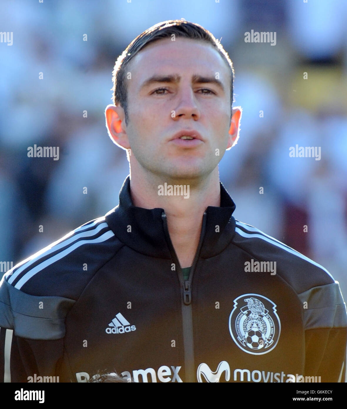 Soccer - FIFA World Cup Qualifying - Play off - Second Leg - New Zealand v Mexico - Westpac Stadium. Mexico's Miguel Layun Stock Photo