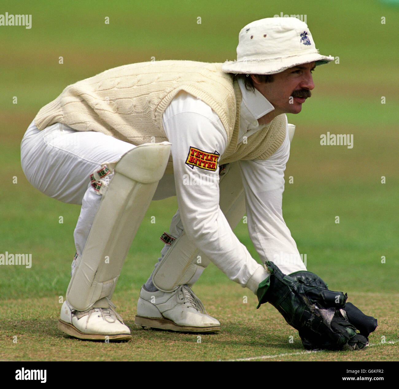 England Cricket. Jack Russell, England Stock Photo Alamy