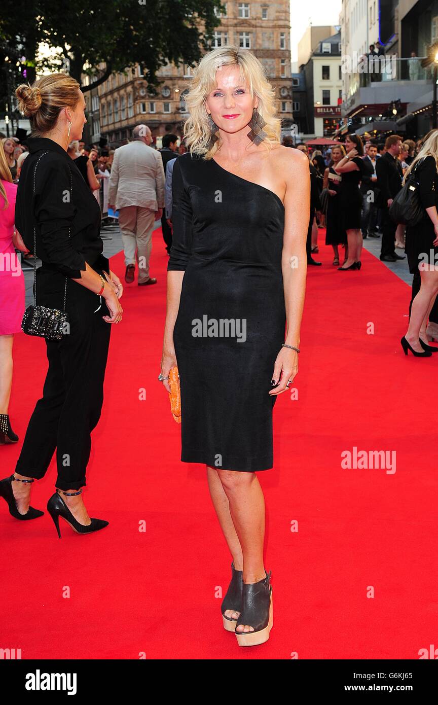 Diana Premiere London. Linda Barker arriving for the Diana premiere