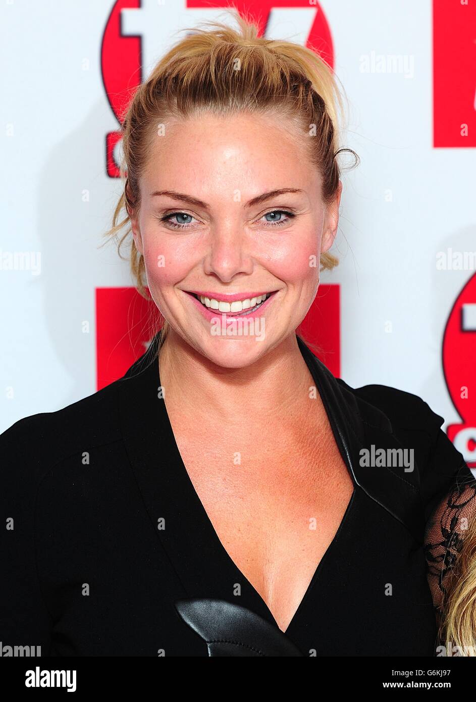 Samantha Womack arriving for the 2013 TV Choice awards at the Dorchester Hotel, London. Stock Photo