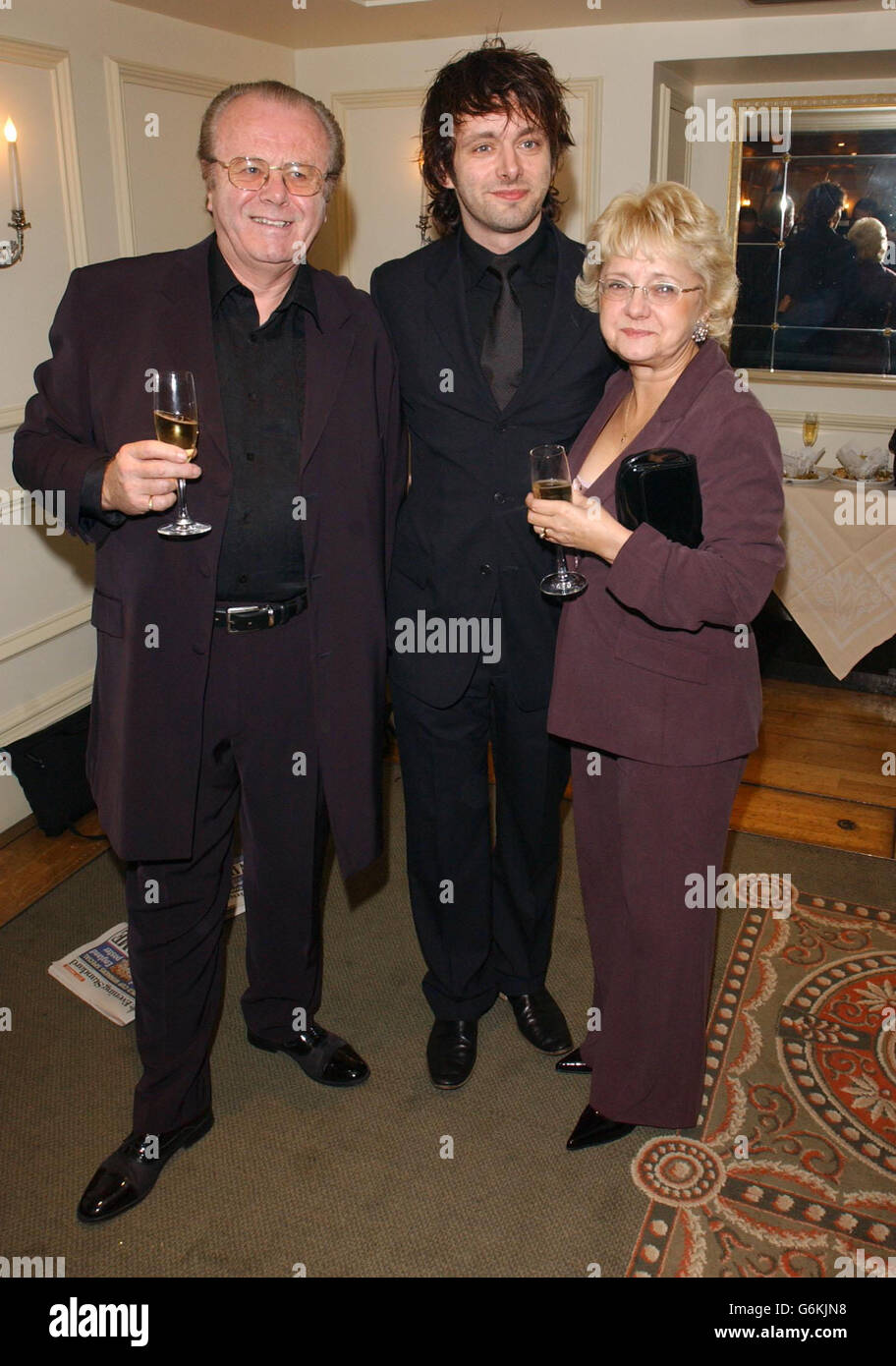 Michael Sheen and his parents at the Evening Standard Theatre Awards at